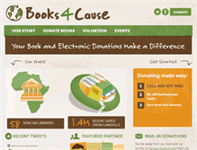 Tablet Screenshot of books4cause.com